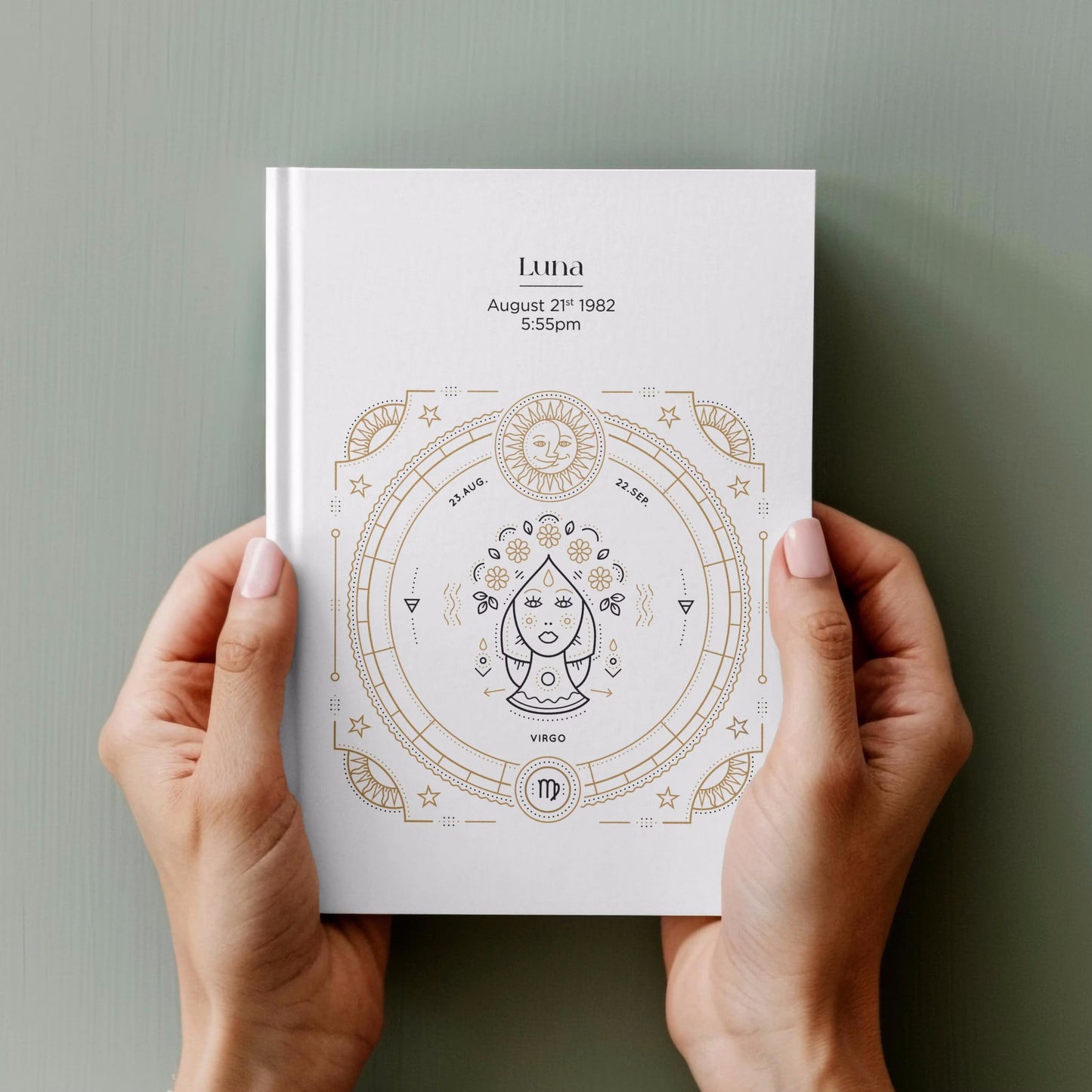 Custom Birth Chart & Astrology Reading – Personalised White Hardback Edition
