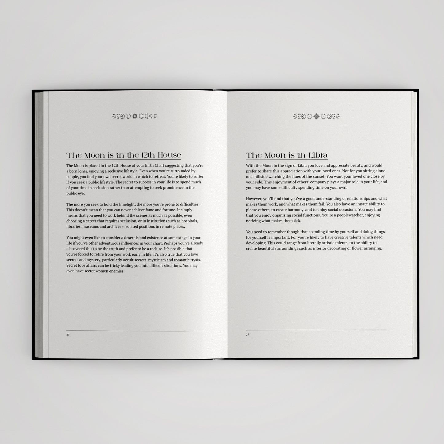 Birth Chart Custom Astrology Reading Personalised Hardback Book