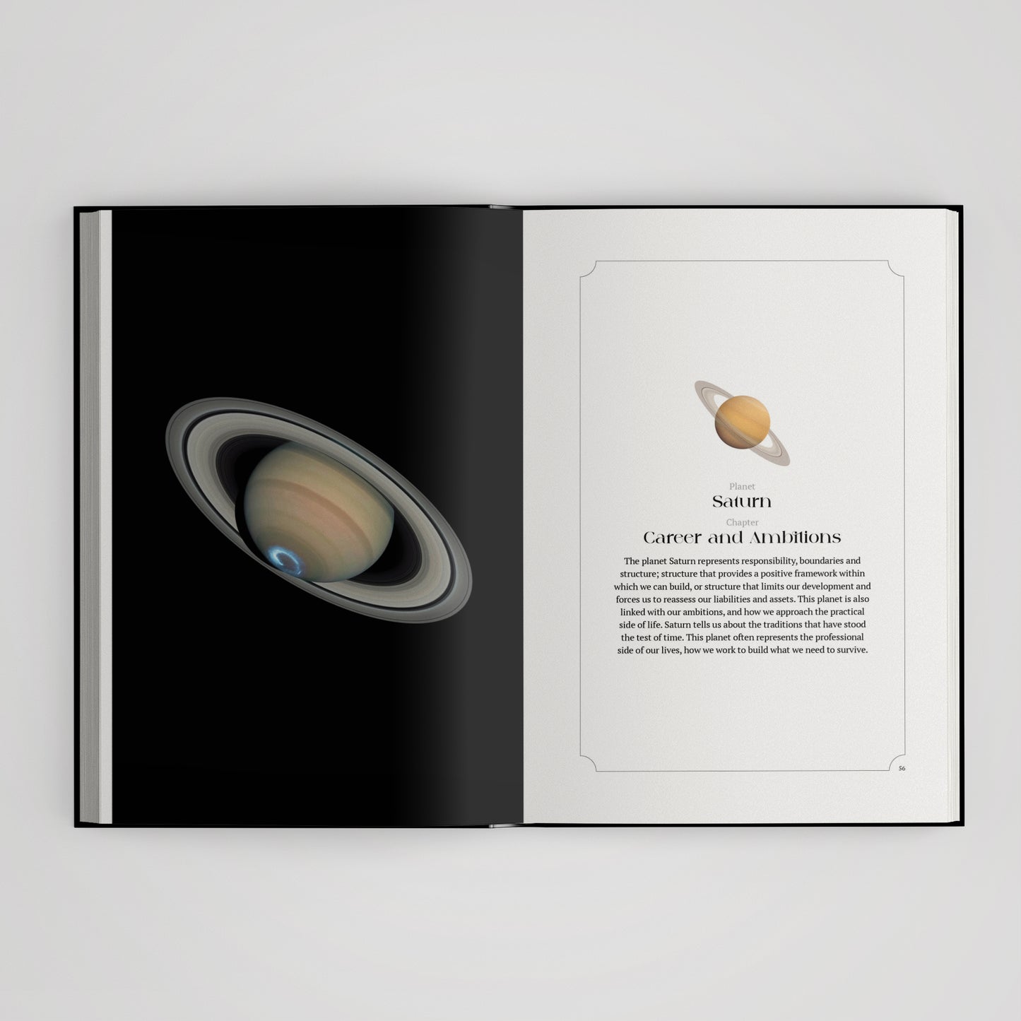 Birth Chart Custom Astrology Reading Personalised Space Cover Hardback Book