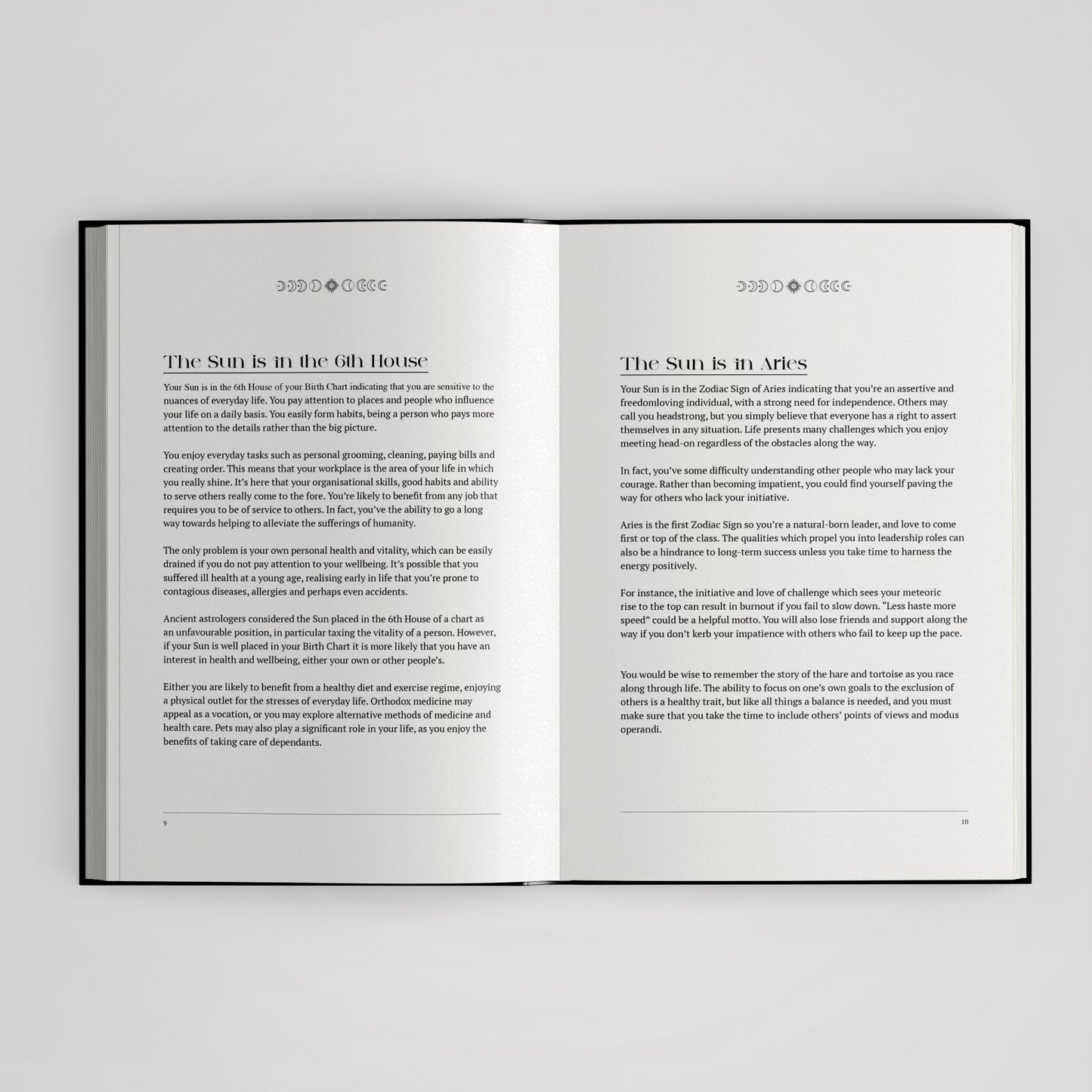Birth Chart Custom Astrology Reading Personalised Hardback Book