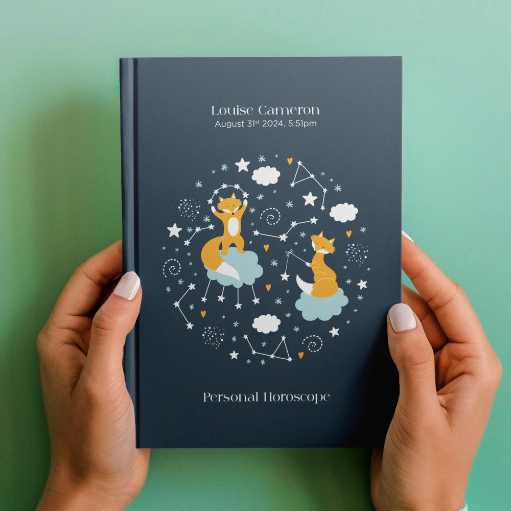 Personalised Baby Birth Chart Book | Children's Astrology Book
