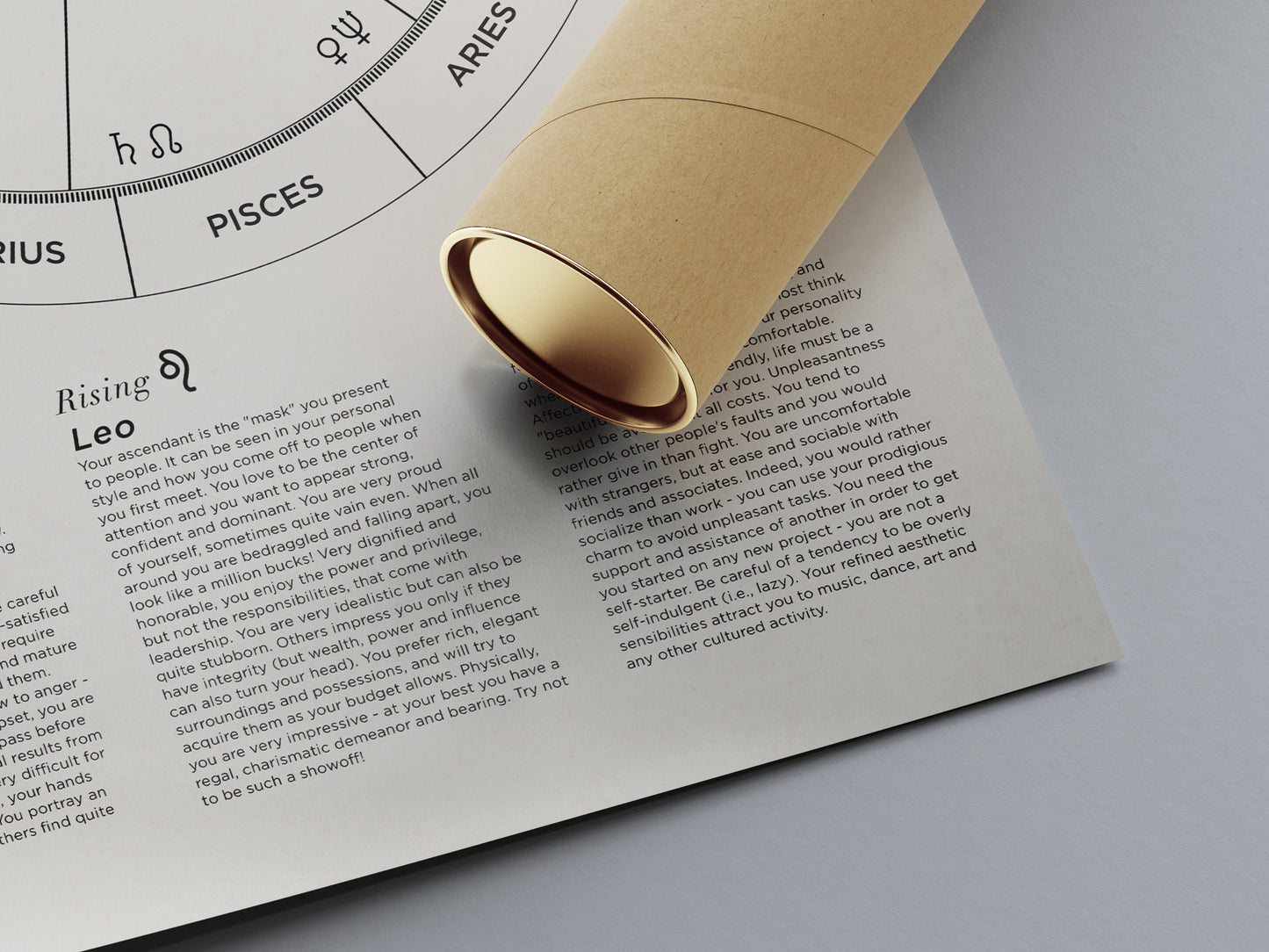 Custom Astrology Birth Chart with Natal Chart Reading PDF