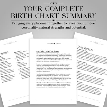 Personalised Birth Chart Book | Space Cover Astrology Gift