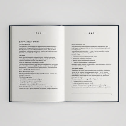 Personalised Birth Chart Book | Space Cover Astrology Gift