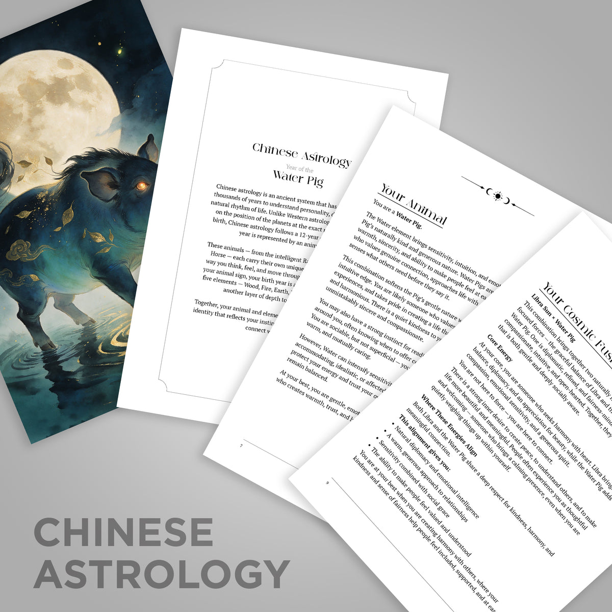 Personalised Birth Chart Book | Space Cover Astrology Gift