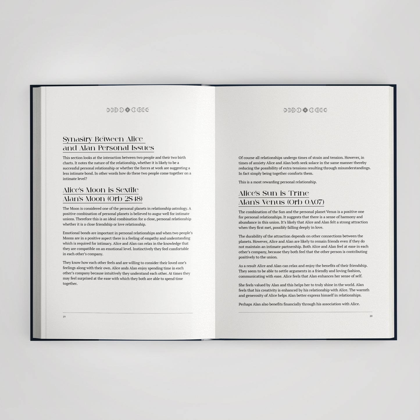 Relationship Astrology Reading for Two – Couples Natal Chart Report