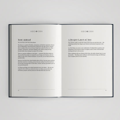 Personalised Birth Chart Book | Sun, Moon, Rising Cover Astrology Gift