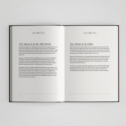 Birth Chart Custom Astrology Reading Personalised Hardback Book